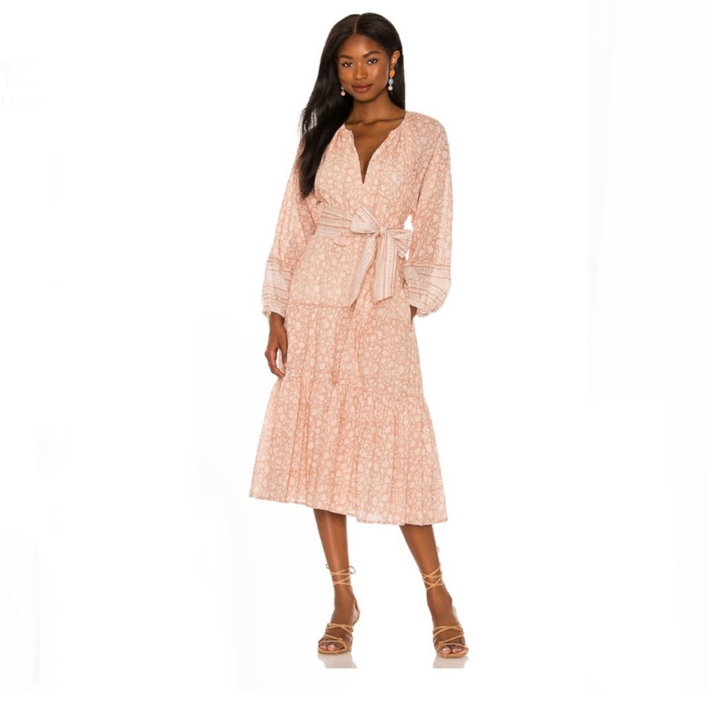 Cleobella Kala Midi Dress - Pink, Small